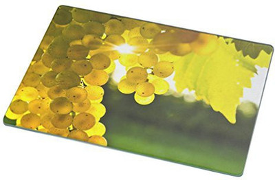 

Rikki Knight RkLgcb1964 Yellow Grapes On The Vine Glass Cutting Board