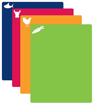 

CounterArt Flexible Cutting Mat With Food Icons