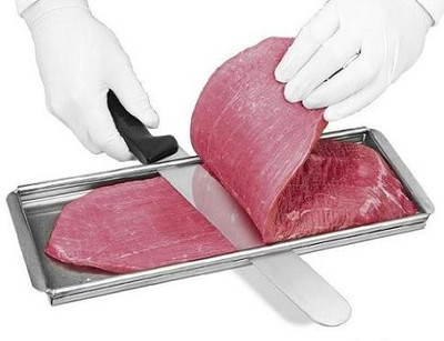 

TSM Products Jerky Cutting Board And 10Inch Slicer Knife