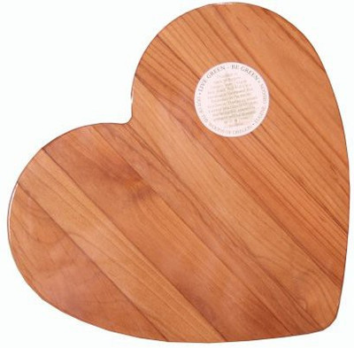 

Out of the Woods of Oregon Heart 11By11Inch Cutting Board
