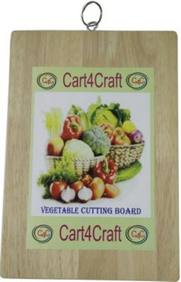 

Cart4Craft Wooden Vegetable Chopping Board (Beige Color) Wood Cutting Board(Beige Pack of 1)