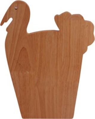 

Mariya Decor Design Chicken Wood Cutting Board(Clear Pack of 1)