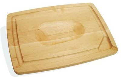 

J.K. Adams 20InchBy14Inch Maple Wood DoubleSided Pour Spout Carving Board