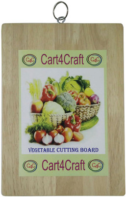 

Cart4Craft Wooden Vegitable Wood Cutting Board(Beige, Brown Pack of 1)