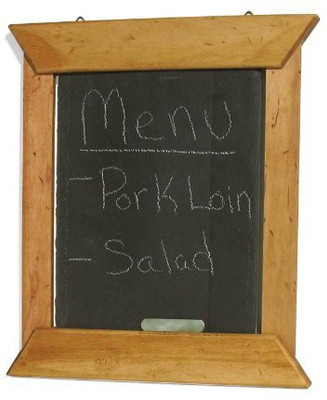 

J.K. Adams 14InchBy12Inch Hanging Slate Chalk Board With Maple Wood Border