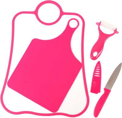 

Chrome 3728-4Red Pink Kitchen Tool Set(Pink)