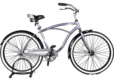 

Huffy Good Vibrations Cruiser 26 Silver 26 T Girls Cycle/Womens Cycle(Single Speed, Silver)