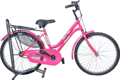 

Atlas Breeze 24 T Girls Cycle/Womens Cycle(Single Speed, Purple), Pink;purple