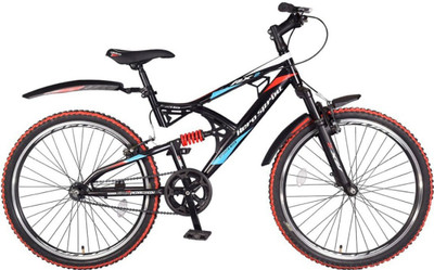 

Hero RX2 26T SS Sprint without Disc Brake 26 T Mountain Cycle(Single Speed, Black, Red)