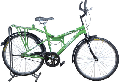 

Atlas Boss 26 T Single Speed Mountain Cycle(Blue, Black, Orange), Black;green