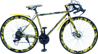 

Hi-Bird MILITARY PATTERN RACER 26T 21 SPEED BICYCLE 26 T Road Cycle(21 Gear, Multicolor)