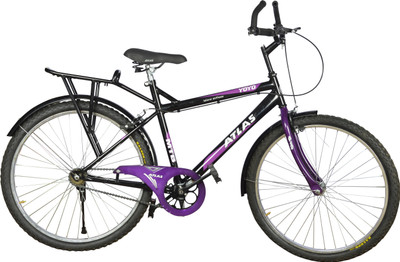 

Atlas Yo Yo 26 Inch Single Speed 26 T Mountain Cycle(Single Speed, Black, Purple)