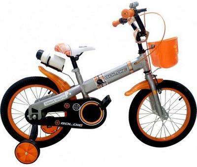 

Goldie Button 16 16 T Recreation Cycle(Single Speed, Orange), Silver