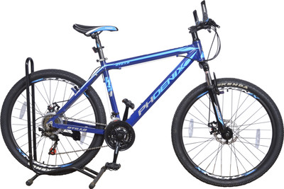 

Phoenix DTG 1.0 21 Speed 26 T Mountain/Hardtail Cycle(21 Gear, Black, Blue)