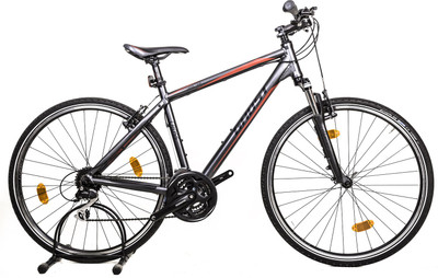 

Ghost Cross 1300 21speed 700x38c 28 T Mountain/Hardtail Cycle(21 Gear, Red), Grey
