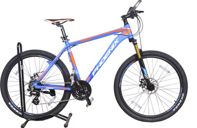 

Phoenix Mech 6 26" 24 Speed 26 T Mountain/Hardtail Cycle(24 Gear, Blue)