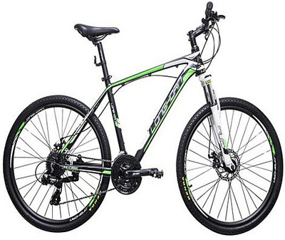 Longhorn Overflight 26 Inches 24 Speed 26 T Mountain/Hardtail Cycle(24 Gear, Black, Green)
