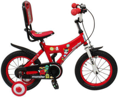 

HLX-NMC KIDS BICYCLE 14 MONSTER RED 14 T Recreation Cycle(Single Speed, Red)