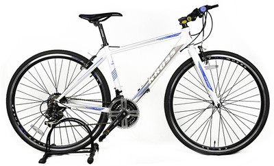 

Kross Imphel Hybrid 700c White 28 T Mountain Cycle(21 Gear, White)