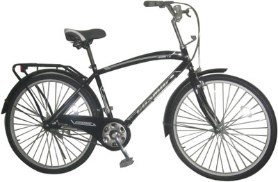 

COSMIC TRENDY CITY BIKE BLACK 26 T Hybrid Cycle/City Bike(Single Speed, Black)