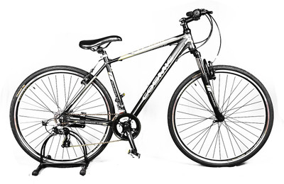 

COSMIC Eclipse Hybrid 700c Black&Gold 28 T Mountain/Hardtail Cycle(24 Gear, Gold)