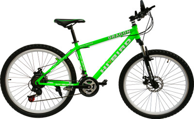 

Hi-Bird Dragon 21 Speed Mtb 26T Double Disc Brake Green 26 T Mountain/Hardtail Cycle(21 Gear, Green)