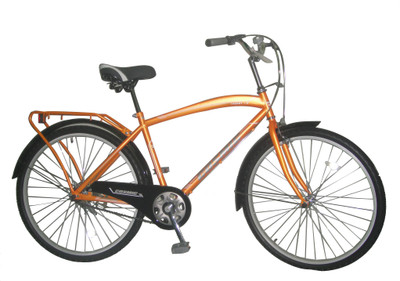 

COSMIC TRENDY CITY BIKE ORANGE 26 T Single Speed Hybrid Cycle/City Bike(Orange)