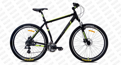 

Raleigh Terrain 10 Ms D/Disc 29" Black/Green 26 T Mountain/Hardtail Cycle(24 Gear, Green)