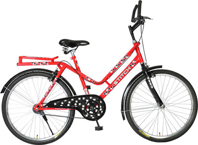 

Hero Stitch 26T Single Speed 26 T Mountain/Hardtail Cycle(Single Speed, Red)