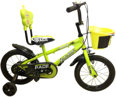 

HLX-NMC KIDS BICYCLE 14 PACE GREEN/YELLOW 14 T Recreation Cycle(Single Speed, Green, Yellow)