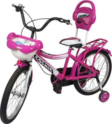 

COSMIC 20 INCH FORCE 10 KIDS BICYCLE PINK 20 T Recreation Cycle(Single Speed, Pink, White)