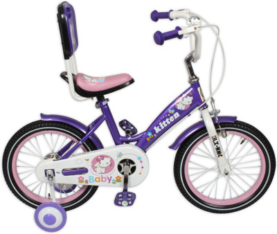 HLX-NMC KIDS BICYCLE 16 KITTEN PURPLE 16 T Recreation Cycle(Single Speed, Purple)