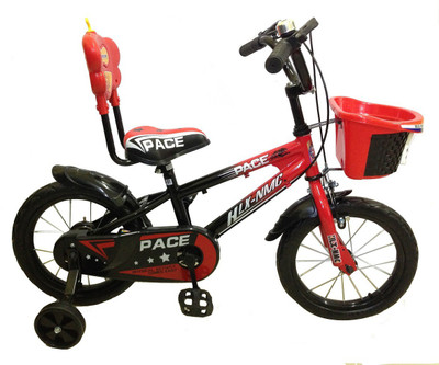 

HLX-NMC KIDS BICYCLE 14 PACE RED/BLACK 14 T Recreation Cycle(Single Speed, Red, Black), Black;red