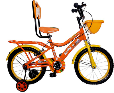 

Addo India Kitty 16" 16 T Single Speed Recreation Cycle(Orange), Orange yellow