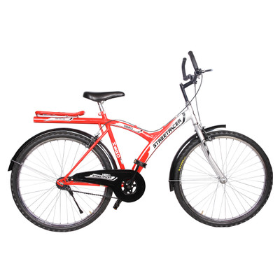 

Hero Street racer Single Speed 26 T Mountain/Hardtail Cycle(Single Speed, Red, Black), Black;red
