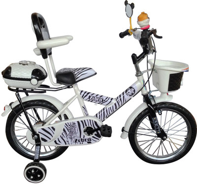 

HLX-NMC KIDS BICYCLE 16 BOWTIE ZEBRA STLYE 16 T Recreation Cycle(Single Speed, White, Black), Black;white