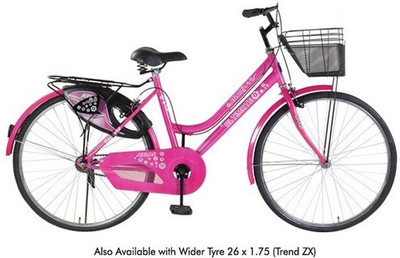 

Atlas Trend 26 T Single Speed Girls Cycle/Womens Cycle(Pink, Purple)