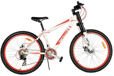 

Schnell LOUD 26 T 21 Gear Mountain/Hardtail Cycle(White, Red)