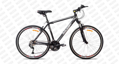 

Raleigh Misceo 21Speed 700X32C Black/Gray 28 T Mountain/Hardtail Cycle(24 Gear, Grey)