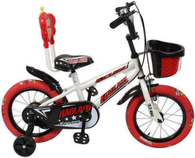 

HLX-NMC KIDS BICYCLE 14 PRINTED TYRE WHITE/RED 14 T Single Speed Recreation Cycle(White, Red), Red;white