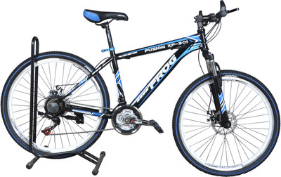 Frog Fusion XF-301 26" MS Black 26 T Mountain/Hardtail Cycle(21 Gear, Black, Blue)