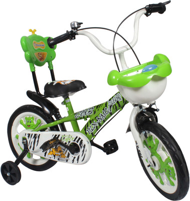 HLX-NMC KIDS BICYCLE 14 CUB GREEN/WHITE 14 T Recreation Cycle(Single Speed, Green, White)