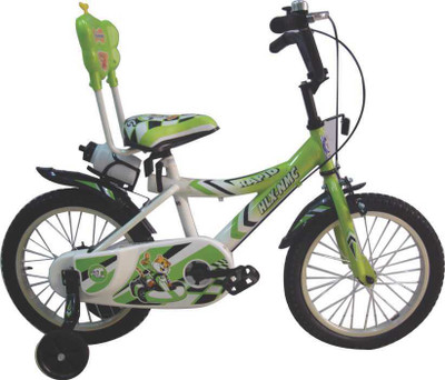 HLX-NMC KIDS BICYCLE RAPID GREEN-16 INCH 16 T Recreation Cycle(Single Speed, Green)