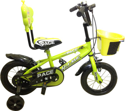 

HLX-NMC KIDS BICYCLE 12 PACE GREEN/YELLOW 12 T Recreation Cycle(Single Speed, Green, Yellow)