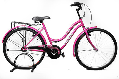 Kross Stella 26 Pink 26 T Girls Cycle/Womens Cycle(Single Speed, Pink)
