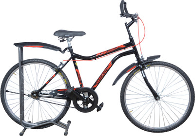 

Atlas Luke 26T Single Speed Black 26 T Mountain Cycle(Single Speed, Black, Red)
