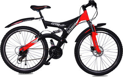 

Hero Octane 26T DTB PLUS 21 Speed 26 T Mountain Cycle(21 Gear, Multicolor), Black;red