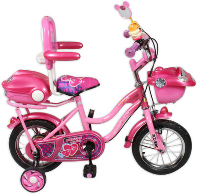 

HLX-NMC KIDS BICYCLE 12 CAR-X PEACH PINK 12 T Recreation Cycle(Single Speed, Pink)