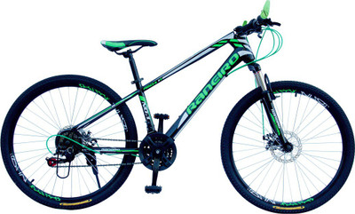 

Hi-Bird RANEIRO 26T BLACK AND GREEN COLOR 21 SPEED BICYCLE 26 T Mountain/Hardtail Cycle(21 Gear, Black, Green), Blackgreen