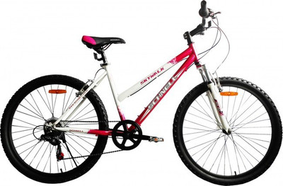 

Schnell Skywalk 26 26 T Girls Cycle/Womens Cycle(6 Gear, White, Pink)